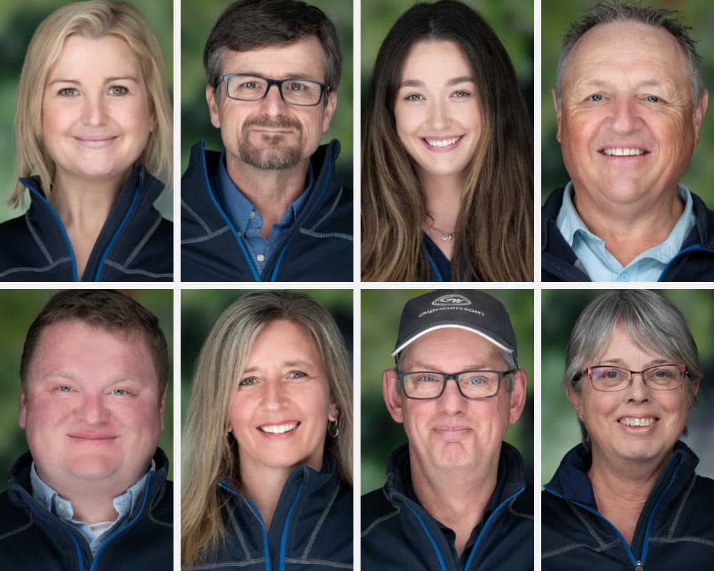 professional headshots of a corporate group