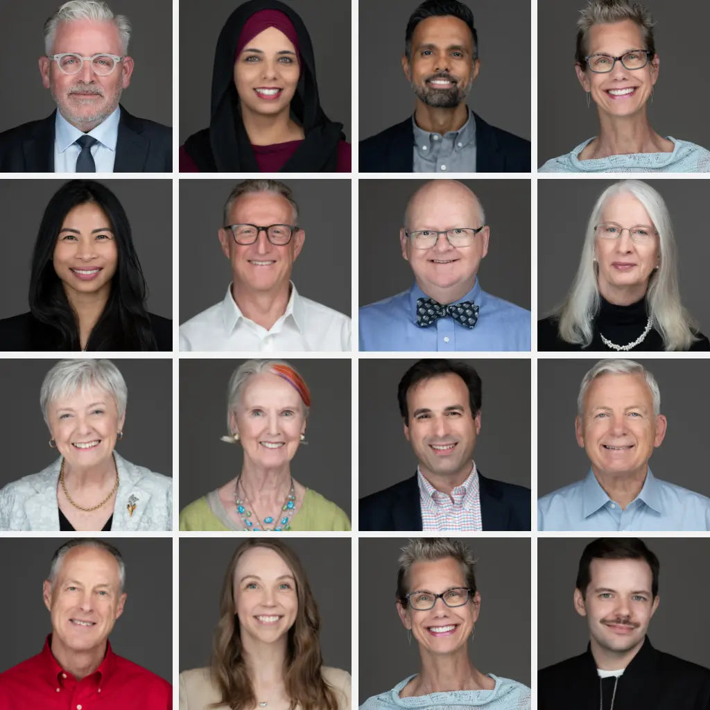professional headshots of a group