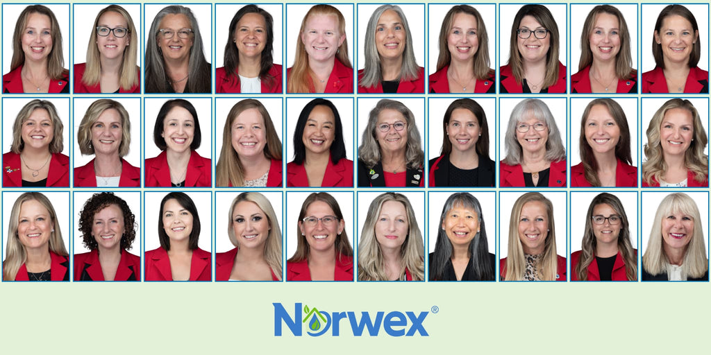 Corporate professional headshots of Norwex